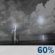 Friday Night: Showers and thunderstorms likely. Partly cloudy, with a low around 80. Southeast wind 1 to 6 mph. Chance of precipitation is 60%. New rainfall amounts between a tenth and quarter of an inch possible. Friday Night: Showers And Thunderstorms Likely