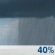 Saturday: A slight chance of showers between 11am and 1pm, then a chance of showers and thunderstorms after 1pm.  Areas of fog before 8am.  Otherwise, partly sunny, with a high near 80. Calm wind becoming west southwest 5 to 9 mph in the morning.  Chance of precipitation is 40%.
