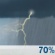 Monday: Showers And Thunderstorms Likely